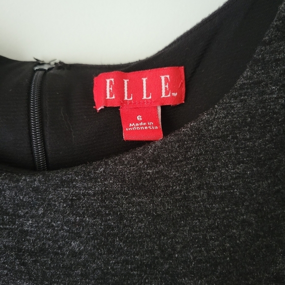 Black Midi Cocktail Dress Summer with Belt Size 6 - Picture 3 of 6